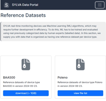 Reference datasets