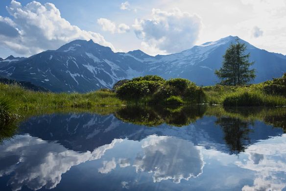 Mountain landscape view