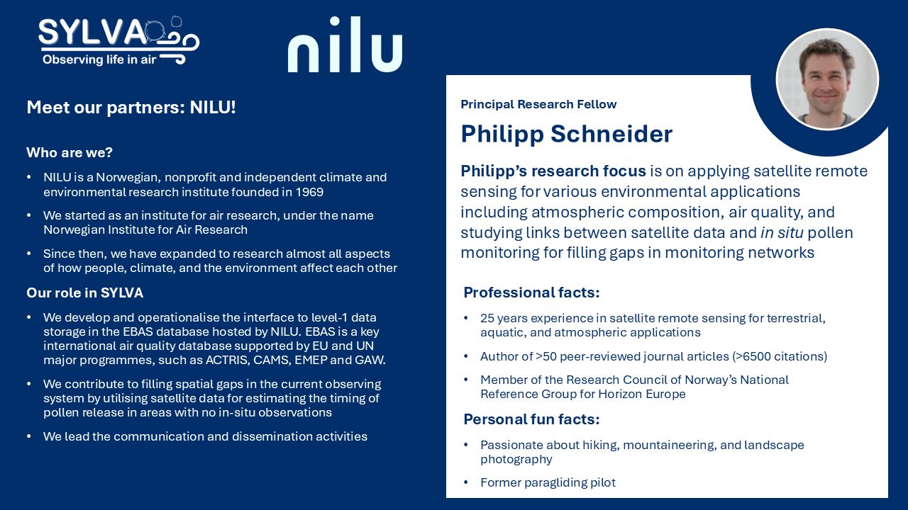 SYLVA partner - NILU