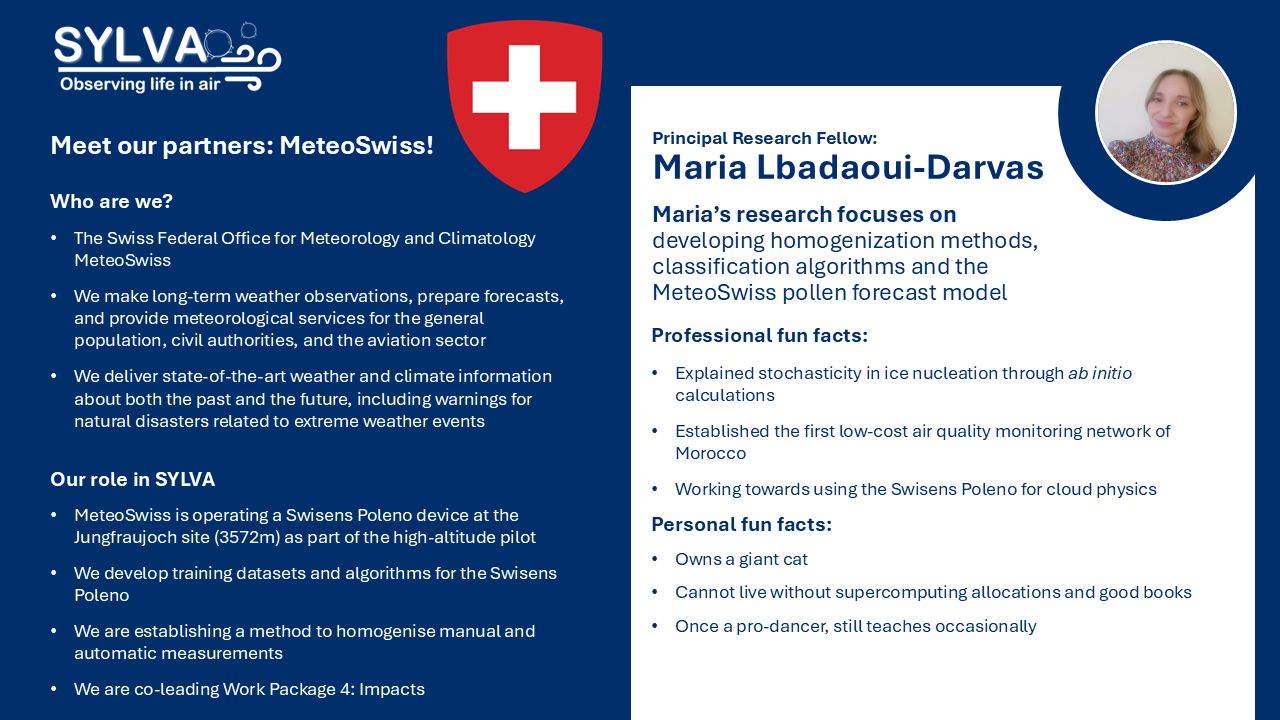 SYLVA partner - MeteoSwiss