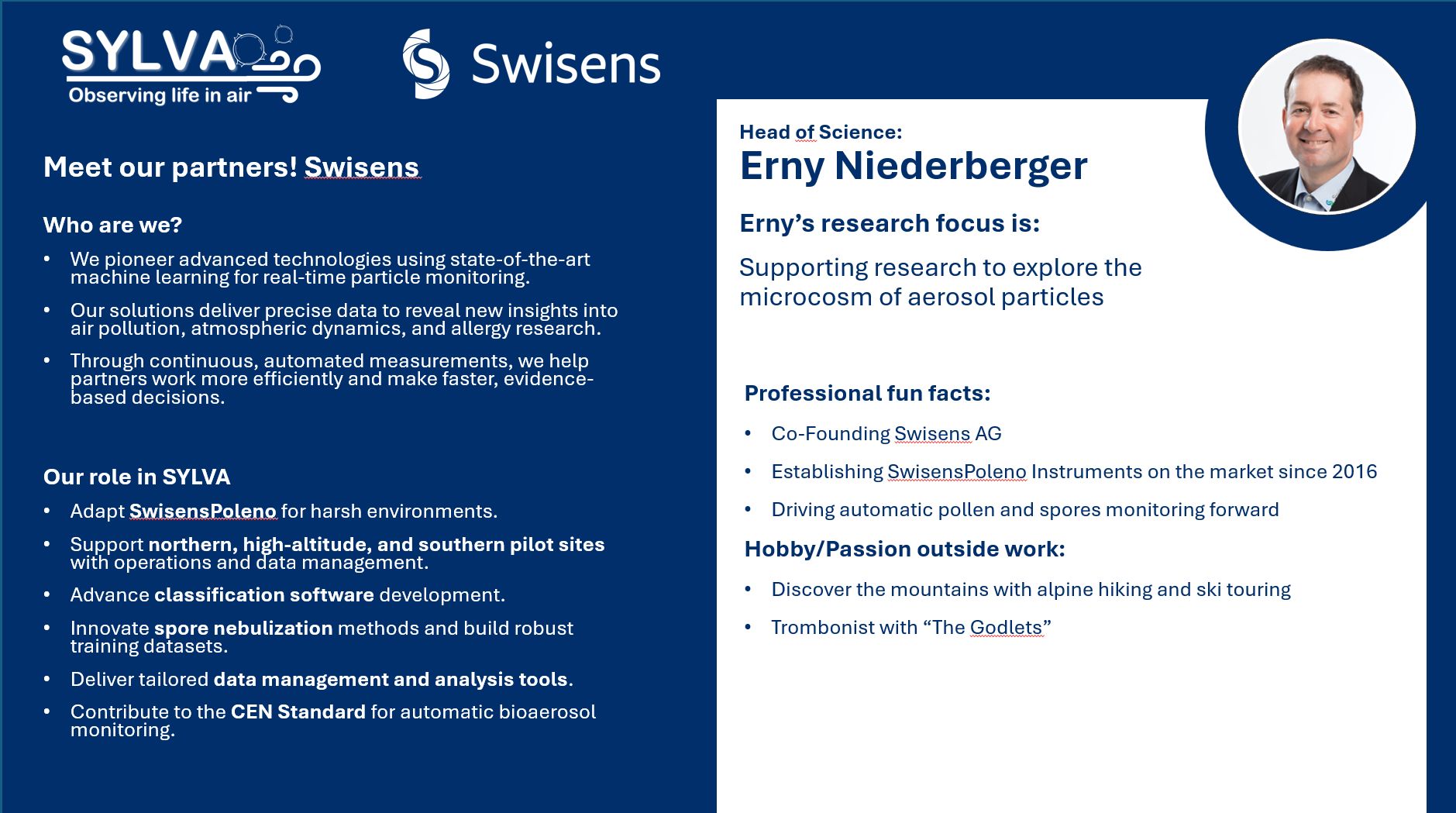 SYLVA partner - Swisens