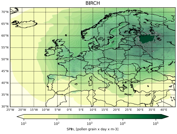 Pollen reanalysis: Birch